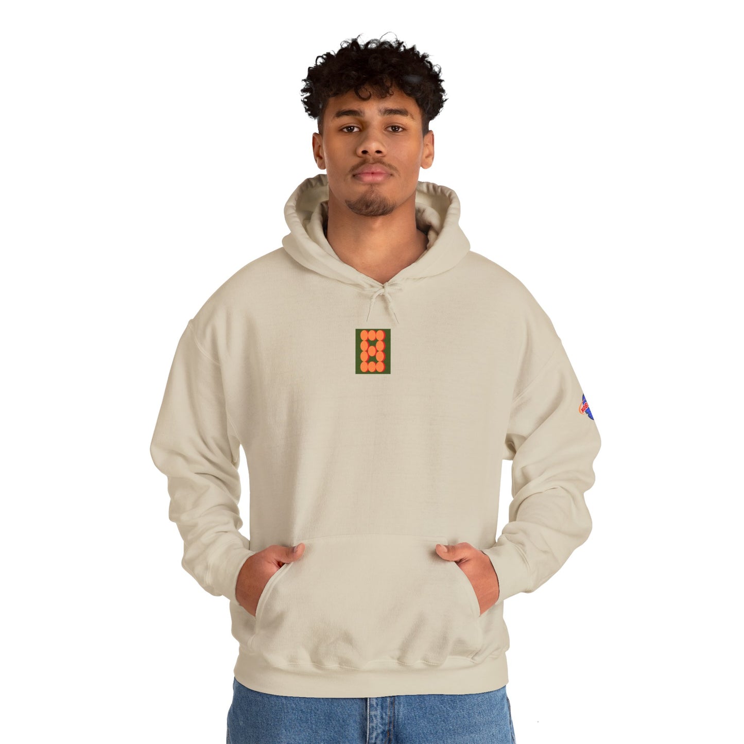 "HOBOSOHO" LOGO Heavy Blend™ Hooded Sweatshirt