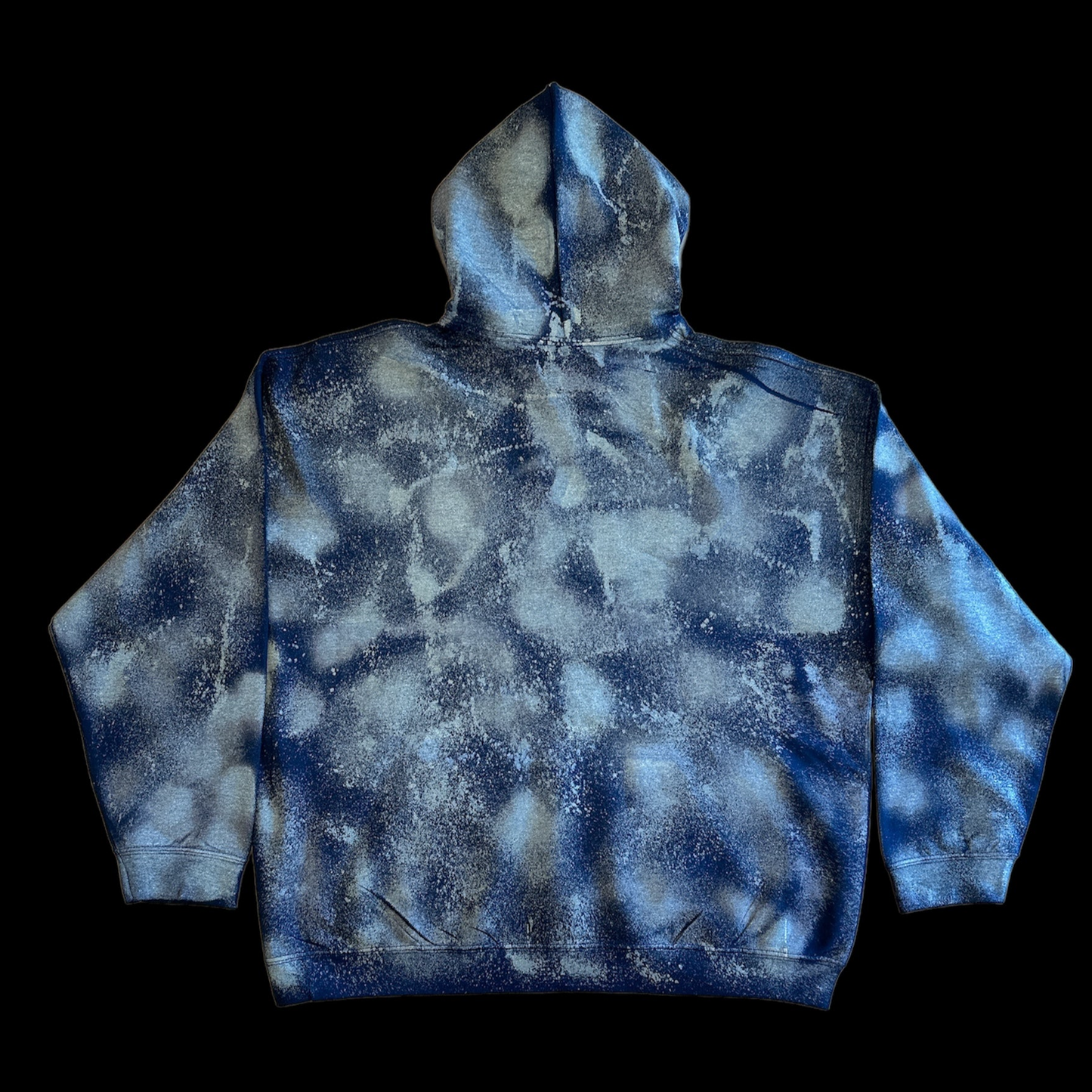 1/1 HOBO SOHO BLEACHED HOODIE NAVY SIZE XL